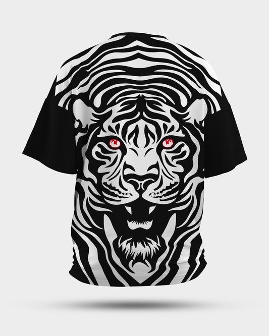 TigerBlood Eclipse Edition Oversized T-Shirt for Bold and Stylish Streetwear Look
